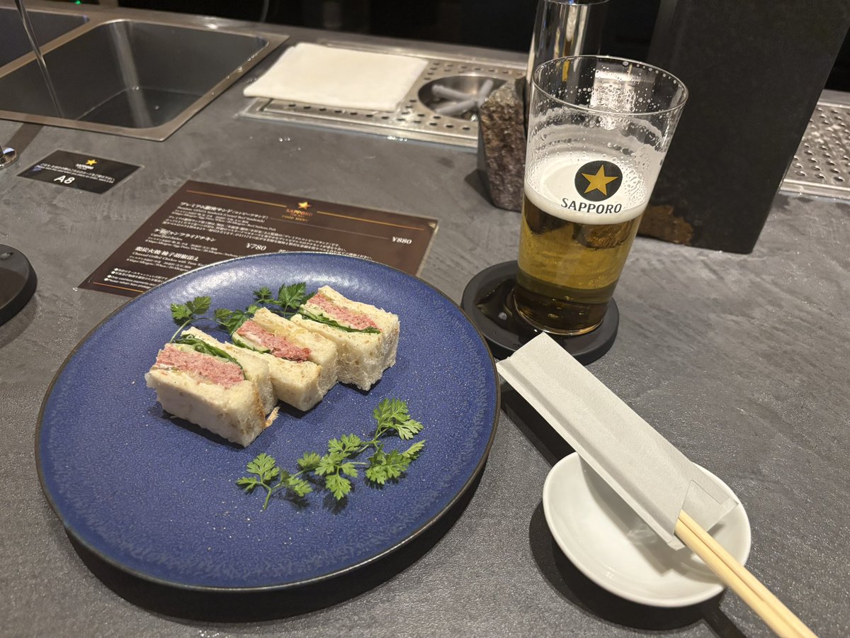 今日は神田まつやさんのお蕎麦から。
今月の銀座サンドも美味かった😊