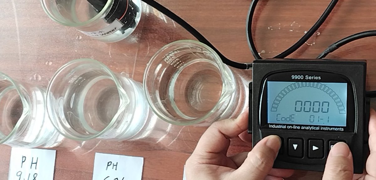 cm_w_treatment's tweet image. PH-9900 offers easy 3-step calibration: insert electrode, place in buffer, and wait for auto recognition. Fast and precise for all water testing.  #PH9900 #PreciseCalibration #AutoDetection