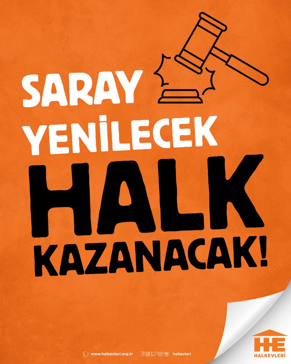 Saray yenilecek,
HALK KAZANACAK!