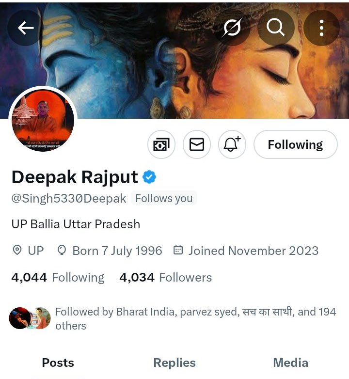 𝘈𝘥𝘷. 𝘩𝘶𝘮𝘣𝘭𝘦 𝘡𝘰𝘺𝘢 (@the_voice_7770) on Twitter photo Hello <a href="/balliapolice/">Ballia Police</a> दीपक राजपूत नामक व्यक्ति लगातार अपने X अकॉउंट से इस्लाम के खिलाफ नफ़रती टिप्पणी कर धार्मिक सौहार्द बिगाड़ना चाहता है। राज्य मे शांति भंग करना चाहता है। ऐसे घृणित व्यक्ति के खिलाफ तत्काल कार्यवाही की जाएं एवं धार्मिक उन्माद फैलाने विशेष धर्म के खिलाफ अश्लील एवम Hello <a href="/balliapolice/">Ballia Police</a> दीपक राजपूत नामक व्यक्ति लगातार अपने X अकॉउंट से इस्लाम के खिलाफ नफ़रती टिप्पणी कर धार्मिक सौहार्द बिगाड़ना चाहता है। राज्य मे शांति भंग करना चाहता है। ऐसे घृणित व्यक्ति के खिलाफ तत्काल कार्यवाही की जाएं एवं धार्मिक उन्माद फैलाने विशेष धर्म के खिलाफ अश्लील एवम
