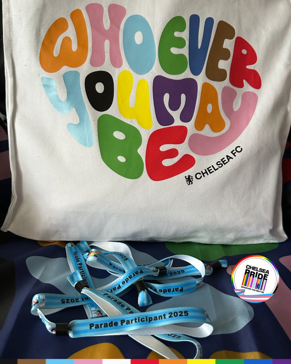 ChelseaPride_'s tweet photo. LONDON PRIDE 🏳️🌈🏳️⚧️
Our club is for EVERYONE ! Big Day Ahead 🎉🌈
#WhoeverYouMaybe | #LondonPride25 | #Pride25 | #NoToHate | #CFC | #CFCW https://t.co/9kMcBTNM18