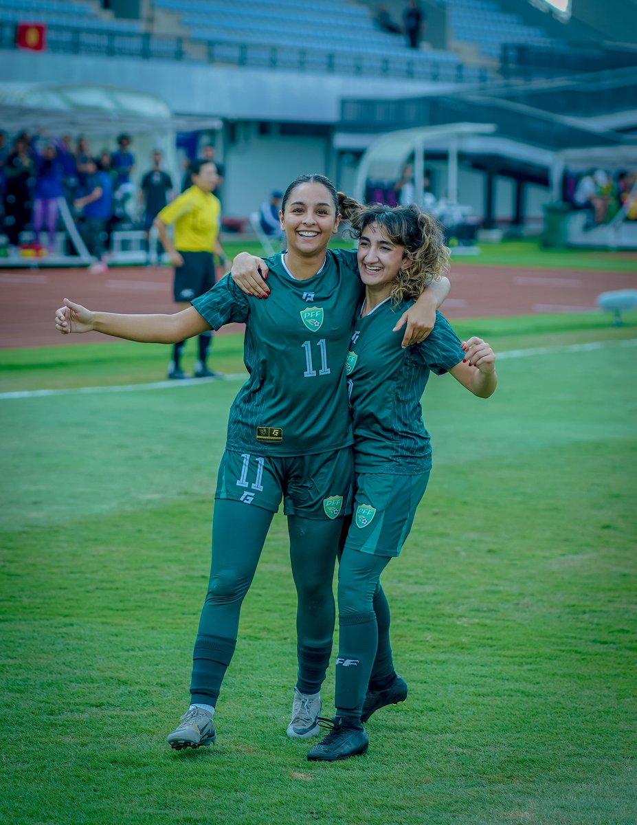 TheRealPFF's tweet image. What a way to announce yourself! Mariam Mahmood bags her debut goal for Pakistan!