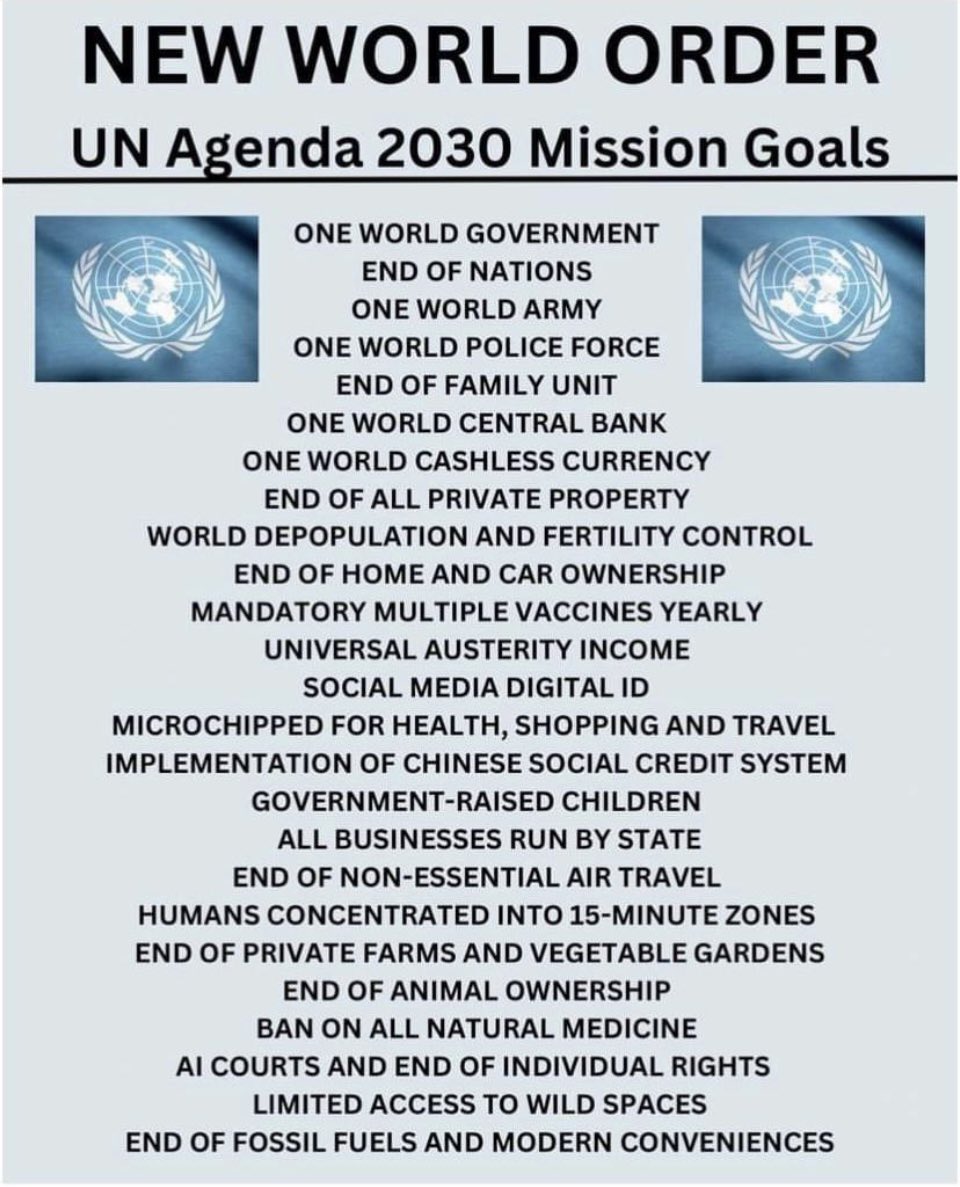 🔥 I remember when I first saw this years ago, I thought everyone had lost their minds. 

I thought that this was so crazy, it couldn’t possibly be true.

Yet, here we are &amp; everyday we tick another ‘conspiracy theory’ off the list.

And still most people remain silent. 

BUT
