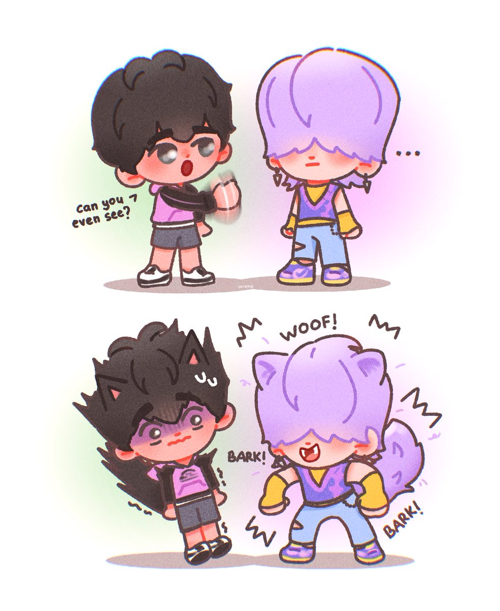 cat vs dog 🐈‍⬛🐶

#plave #kpopdemonhunters