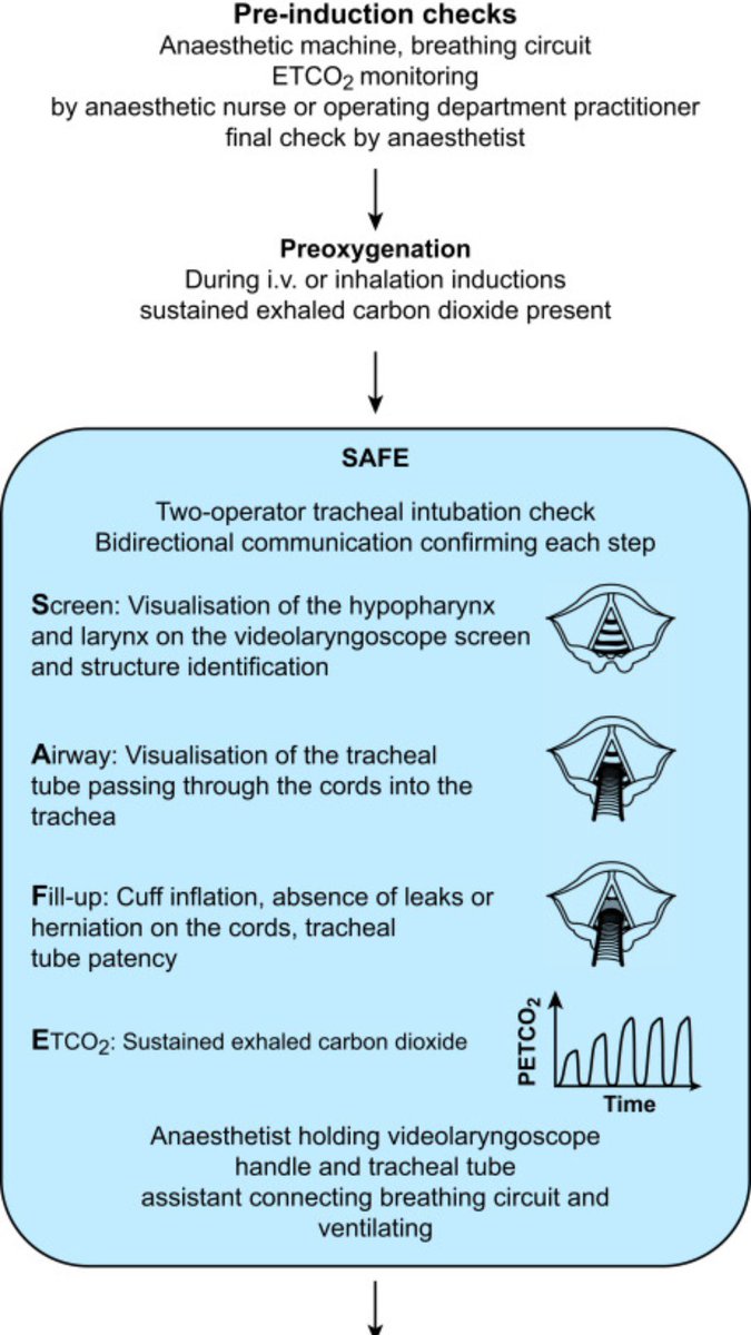 two-step two-operator check for tracheal intubation to facilitate navigation within the #PUMA algorithm.  #difficultairway #intubation