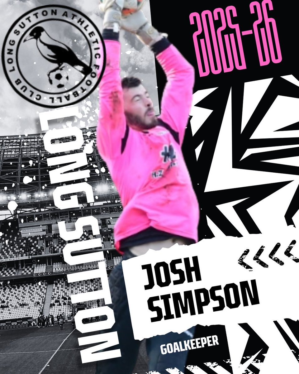 Lsafc84's tweet photo. ⚫⚪NEW SIGNINGS⚪⚫

Let's start with the man responsible for keeping the ball out of the net! 🧤

With 31 appearances at step 6 last season, we're absolutely thrilled to have @j0sh_sim0 join the #Magpies for the 25/26 season.

@spaldingsport https://t.co/8I6zDYtmNn