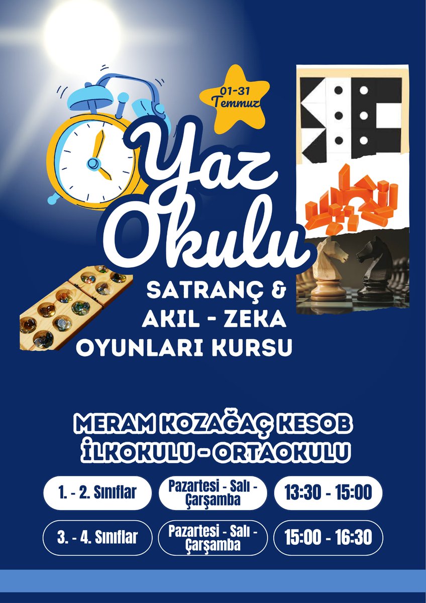 Kozagac_Kesob's tweet photo. Yaz Okulu https://t.co/aVik9OhBMu