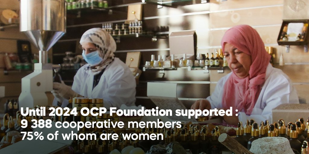 OCPGroup's tweet photo. On #CoopsDay, we reaffirm our commitment to inclusive growth. 
 
Through 900+ cooperatives in 10 countries, OCP Foundation empowers thousands, especially women, in agriculture &amp; local development.
  
Growth is meaningful only when it’s shared.
 
  #OCPFoundation #Cooperatives https://t.co/hcBlzd4vB8