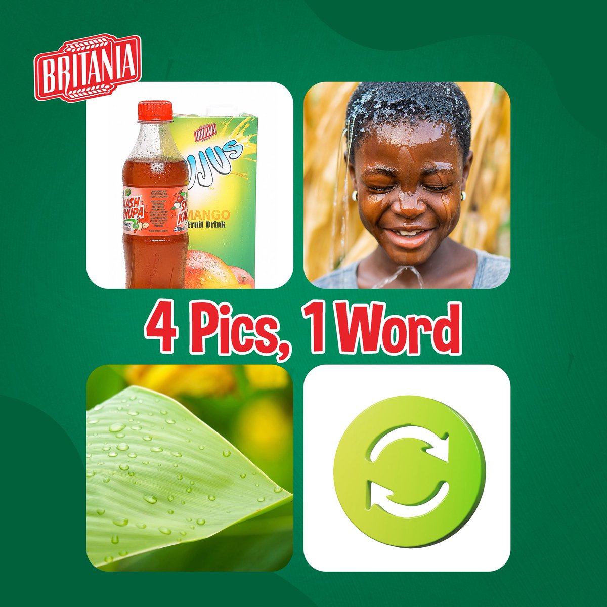 britania_uganda's tweet image. Time for a quick game. Who can guess the word?

#4pics1word #britaniafun