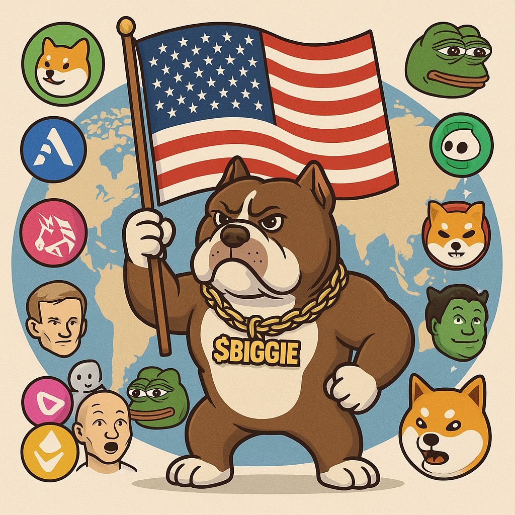 $Biggie stands tall as the first American Bully on chain.
Japanese Shiba Inu dog breeds have had their run on Ethereum.
American Bullies are next.