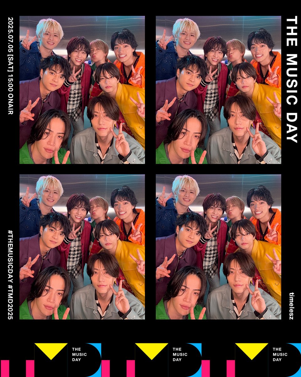 【公式】発表!今年イチバン聴いた歌 (@musicday_ntv) on Twitter photo 【timelesz】のバックステージフォトを公開📸
🪩THE MUSIC DAY 2025🪩
7月5日(土) 15:00から8時間生放送中📺⚡️
#THEMUSICDAY
#TMD2025
#timelesz
<a href="/OVTT_official/">timelesz (タイムレス)|Over The Top【公式】</a> 【timelesz】のバックステージフォトを公開📸
🪩THE MUSIC DAY 2025🪩
7月5日(土) 15:00から8時間生放送中📺⚡️
#THEMUSICDAY
#TMD2025
#timelesz
<a href="/OVTT_official/">timelesz (タイムレス)|Over The Top【公式】</a>