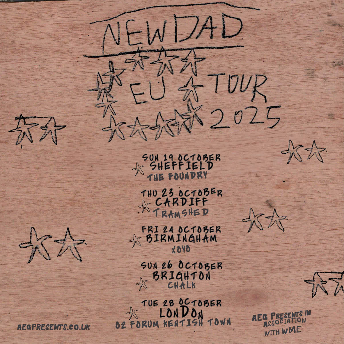 London! @Newdad come to #O2KentishTownForum on Tue 28 Oct. 🌟

Grab your tickets now 👉 amg-venues.com/iafT50WkurY #NewDad