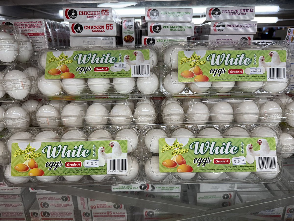 UKR Embassy in SGP (@ukrinsgp) on Twitter photo Don’t miss the opportunity to buy super delicious 😋 white eggs from Ukraine @MustafaCenter.
🇺🇦in🇸🇬 Don’t miss the opportunity to buy super delicious 😋 white eggs from Ukraine @MustafaCenter.
🇺🇦in🇸🇬