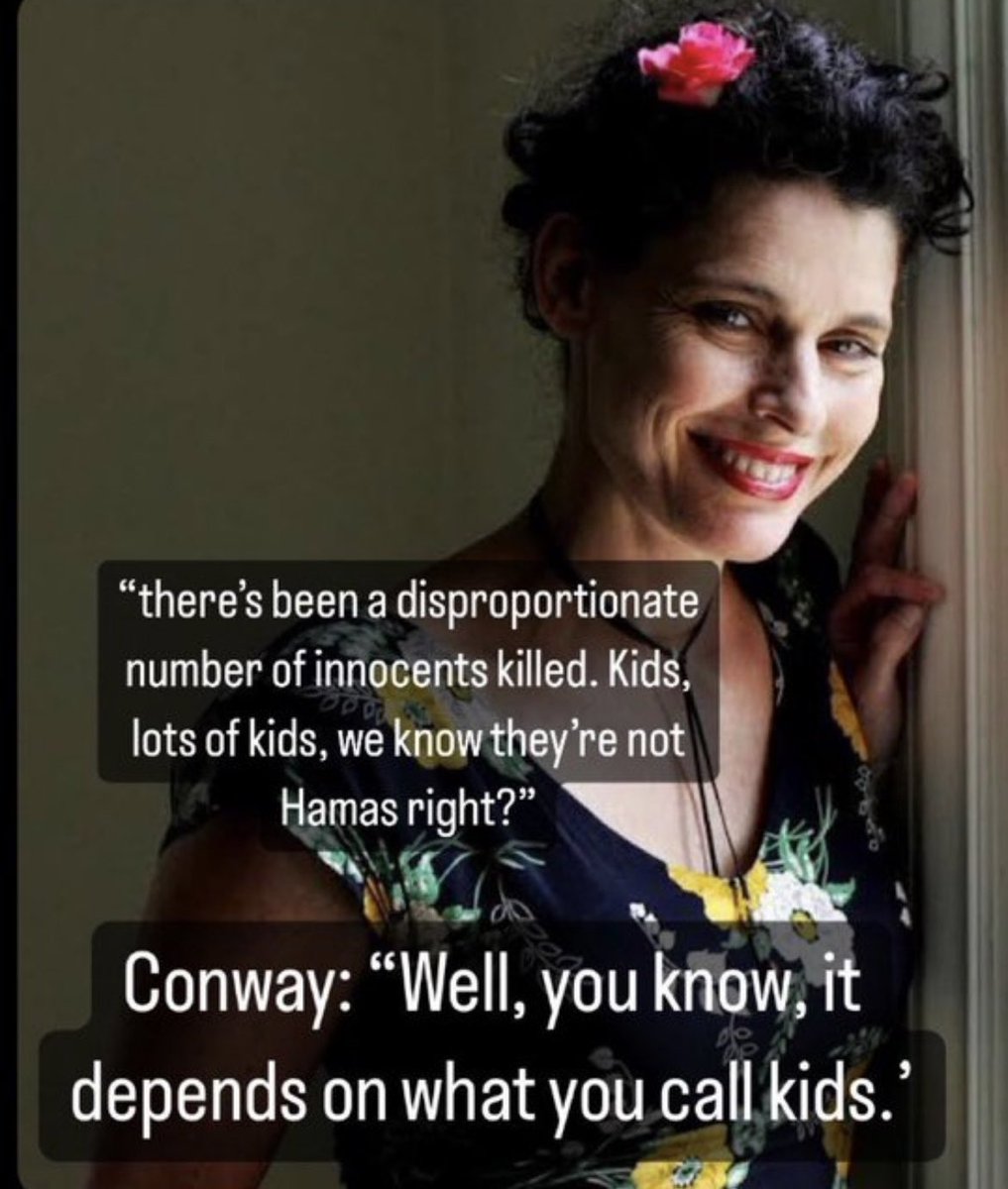 Lmao okay Deborah “all Palestinian children are Hamas and should be killed” Conway. Imagine thinking you have any moral authority at all to speak on anything at this point.

Shhh <a href="/conwayzygier/">DeborahConway/WillyZ</a> and go back to cheering on the murder of Palestinian children