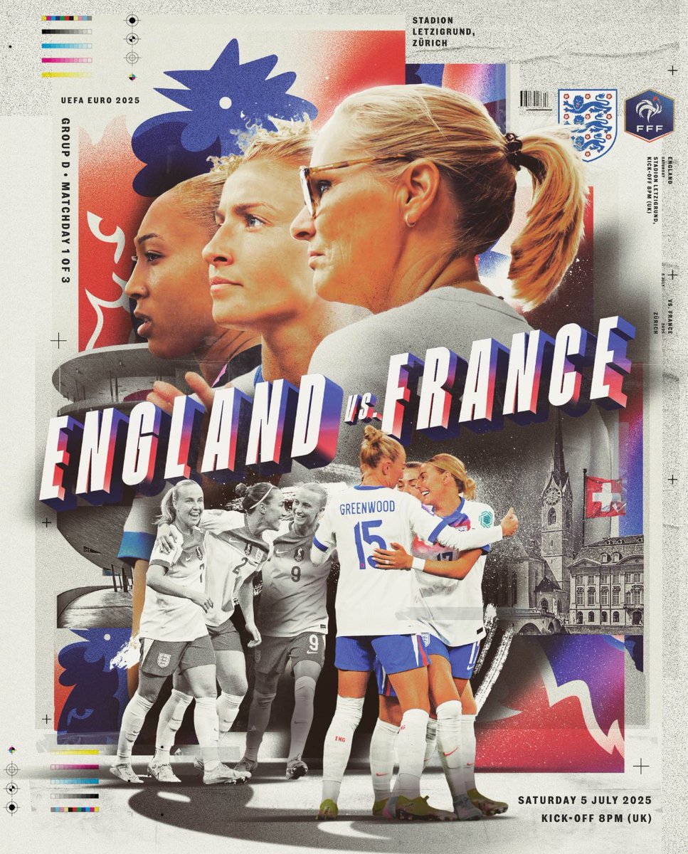 Tonight the <a href="/Lionesses/">Lionesses</a> start their #Euro2025 campaign against France. 

We’ll have the game on all screens in the clubhouse. 

⚽️ KO 8pm.