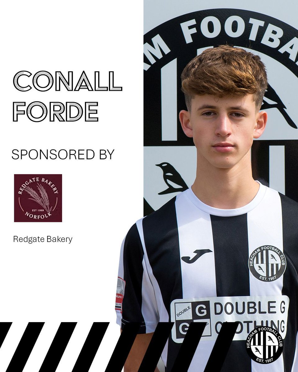 A big thank you to Redgate Bakery and Auction House King's Lynn and West Norfolk for sponsoring Conall Forde and Joey Ellis O'Hara for the season 👏 

Thinking of sponsoring one of our squad players? message the page for more information 📩