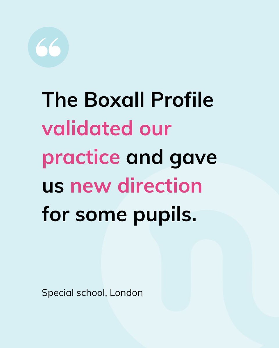 Get to know the Boxall Profile® in our free one-hour webinar.

Whether you’re new to the tool or looking for a refresher, you’ll learn how the tool can support you with understanding pupils' SEMH needs and putting strategies in place.

📌 9 July 2025 nurtureuk.org/event/unlockin…