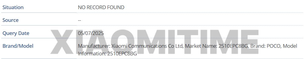 tsaikumar1989's tweet image. The POCO X8 Pro will be rebranded version of Redmi Note 15 Pro Plus
Model number: 
Global - 2510EPC8BG
India - 2510EPC8BI
2510EPC8BG & 2510DPC44G both have appeared on EEC certification.
#POCO #POCOX8 #POCOX8Pro #POCOX8Series