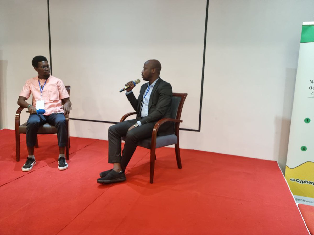 iamgeoffroy's tweet image. Panel discussion between Loïc and Marius on the labeling of the Izichange exchange platform.
@btcmastermind_
#BMM2025