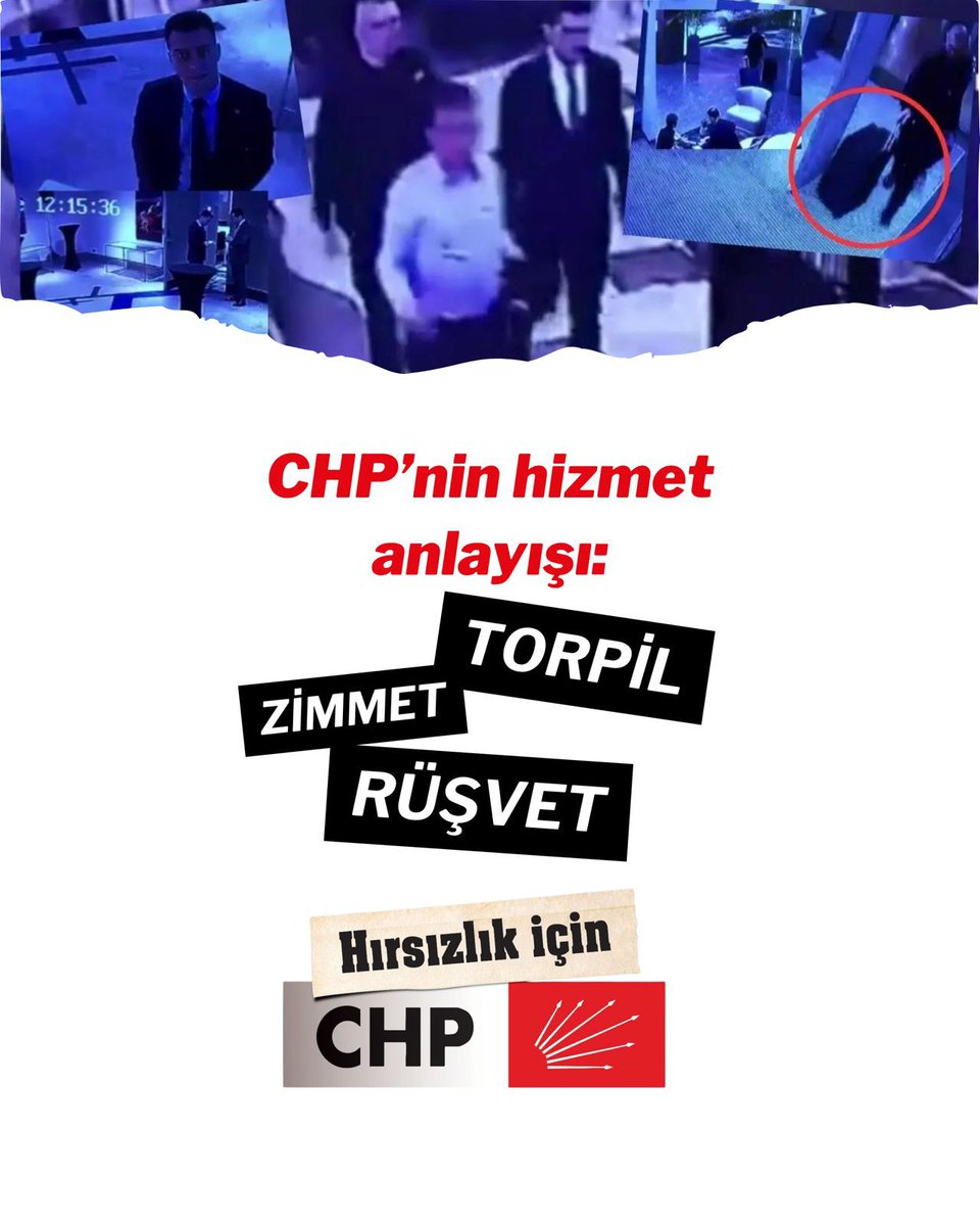 CHP’lilerin CHP’lileri şikayet ettiği, rüşveti verenlerin alanları ihbar ettiği bir utanç tablosu!

Halka hizmet yerine, kendi menfaatlerinin peşinde koşan #CHPorganizeişler şebekesinin akıbeti, adaletin şaşmaz terazinde ve milletimizin vicdanında karşılığını elbette bulacaktır.