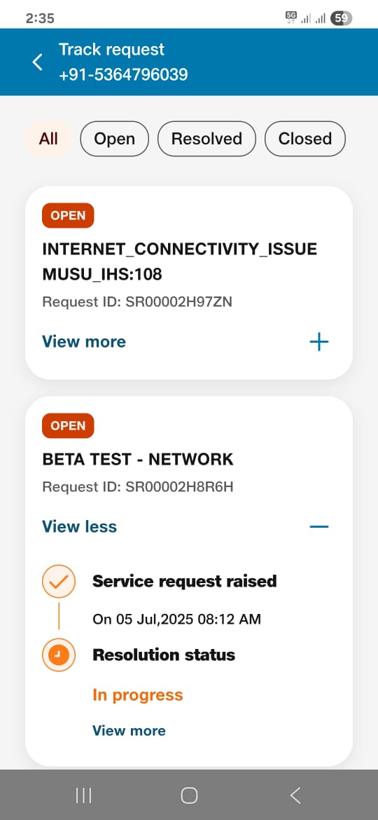 ankit_iat's tweet photo. @JioCare Jio Airfiber is not working since 18th June and despite multiple complaint and follow ups. No resolution provided by @reliancejio @JioCare . You guys are taking monthly rental and after support is just pathetic. Kindly get this fixed or wrap you set up. https://t.co/GoMrgOUowz