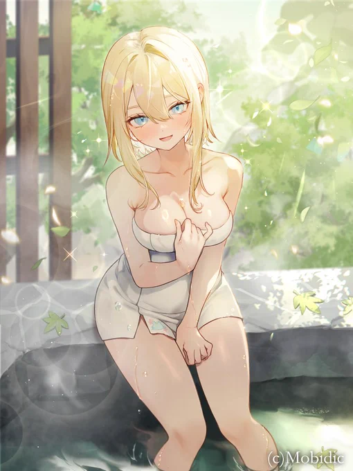 【帝国戦記】にて『温泉・セフィルス』(CV:佐倉薫)を描かせていただきました! よろしくお願いします