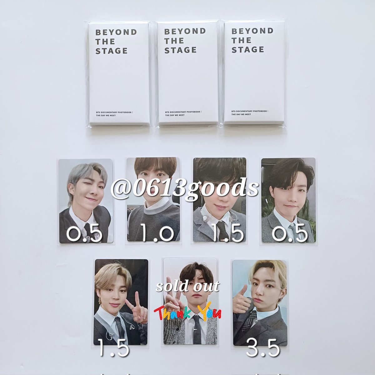 BTS BEYOND THE STAGE WEVERSE POB PHOTOCARD 

EACH
6 MEMBER
RM JIN SUGA J-HOPE JIMIN 
JK 
개별 태형 품절

7pcs all 11.5 - sealed
7멤버 일괄 미개봉 

남준 석진 윤기 호석 지민 태형 정국 알엠 진 슈가 제이홉 뷔 방탄소년단 비욘드더스테이지 위버스 특전 포토카드 포카 양도 SELL POCA WTS