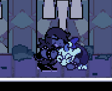 nube_v1's tweet image. Susie and Ralsei 🥺💖