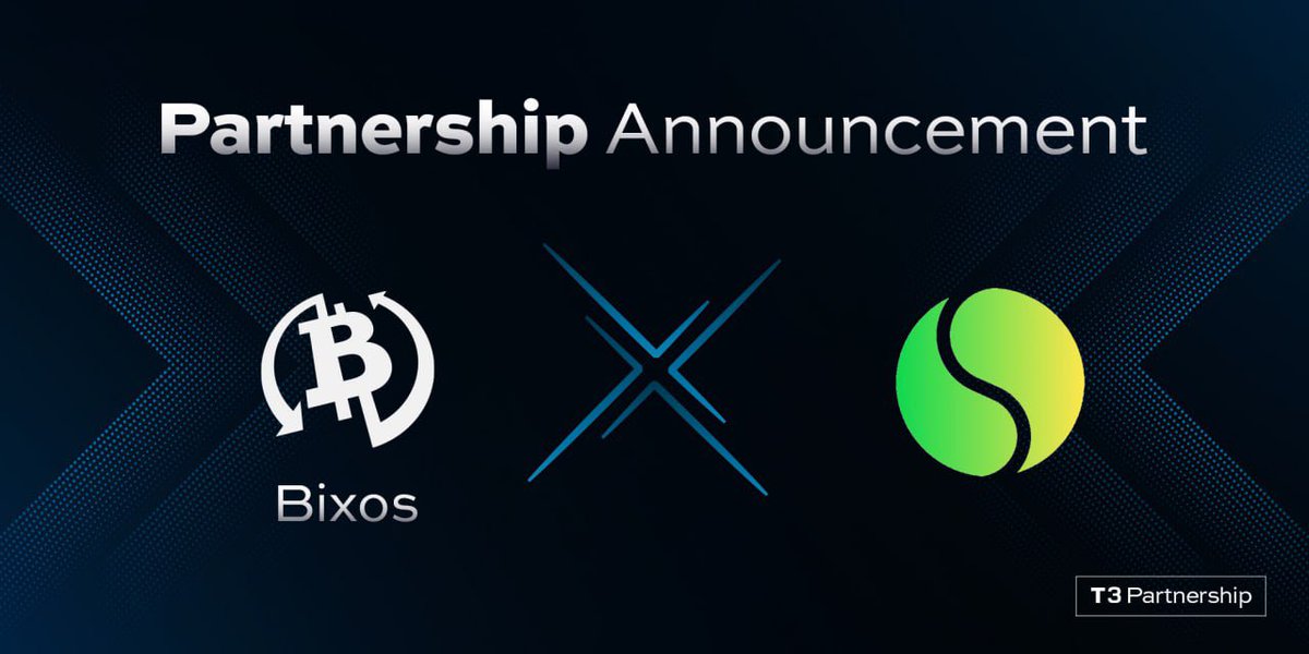 Bixos Incorporation (@bixosinc) on Twitter photo 📢 PARTNERSHIP ANNOUNCEMENT
We’re excited to announce a new partnership between <a href="/SFTProtocol/">SFT Protocol</a> and <a href="/Bixosinc/">Bixos Incorporation</a>!
SFT Protocol is building the first fully generalized DePIN DAO — integrating storage, computing, and CDN across a ‘Chain of Chains’ ecosystem.
At Bixos, we tokenize real 📢 PARTNERSHIP ANNOUNCEMENT
We’re excited to announce a new partnership between <a href="/SFTProtocol/">SFT Protocol</a> and <a href="/Bixosinc/">Bixos Incorporation</a>!
SFT Protocol is building the first fully generalized DePIN DAO — integrating storage, computing, and CDN across a ‘Chain of Chains’ ecosystem.
At Bixos, we tokenize real