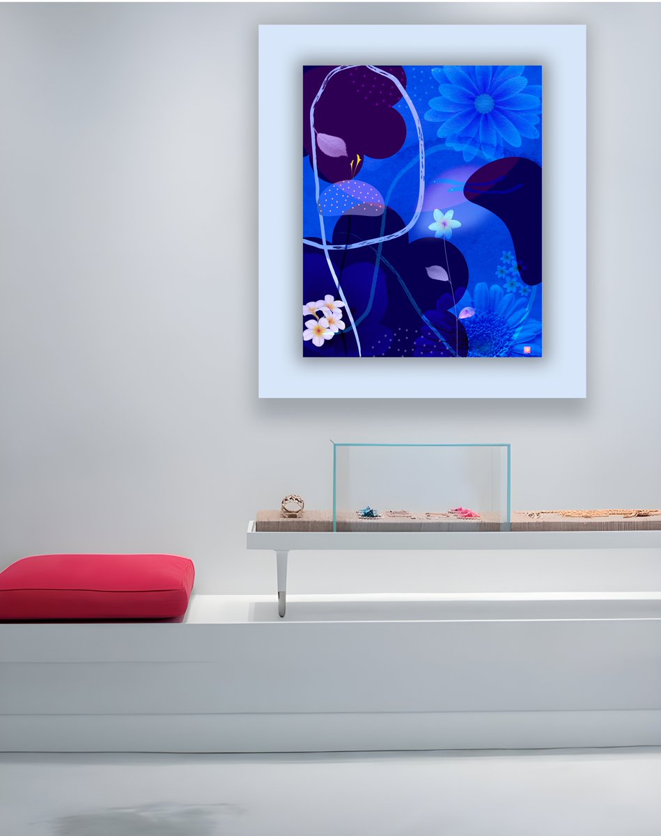 AmbasthaRi87029's tweet image. Nightflowers don’t need light to bloom.
They just need quiet.

#MoodyArt #ColorAndCalm #ContemporaryArt #FeelGoodArt #FloralAbstract #MidnightVibes #DigitalArt #ModernWallArt #BlueSeries #ArtLovers
