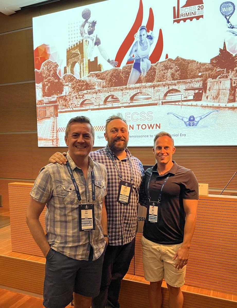 Just wrapped up a fantastic week at the #ECSS2025 in #Rimini where I had the opportunity to share findings from our research in growth, maturation and swimmer development 📈🏊‍♀️🏊‍♂️
A big thank you as always to project lead Prof. Stephen Cobley and the support of <a href="/SwimmingAUS/">Swimming Australia</a> #usyd