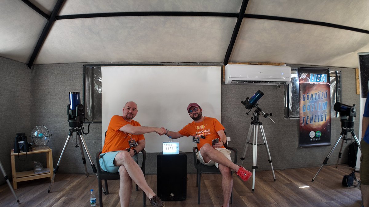 Teknoloji ve Bilim notlarının bu ayki çekimini UBA-2 kampında UBA'lılarla birlikte yaptık. Elbette YouTube kanalımızda yayınlanacak.🌌