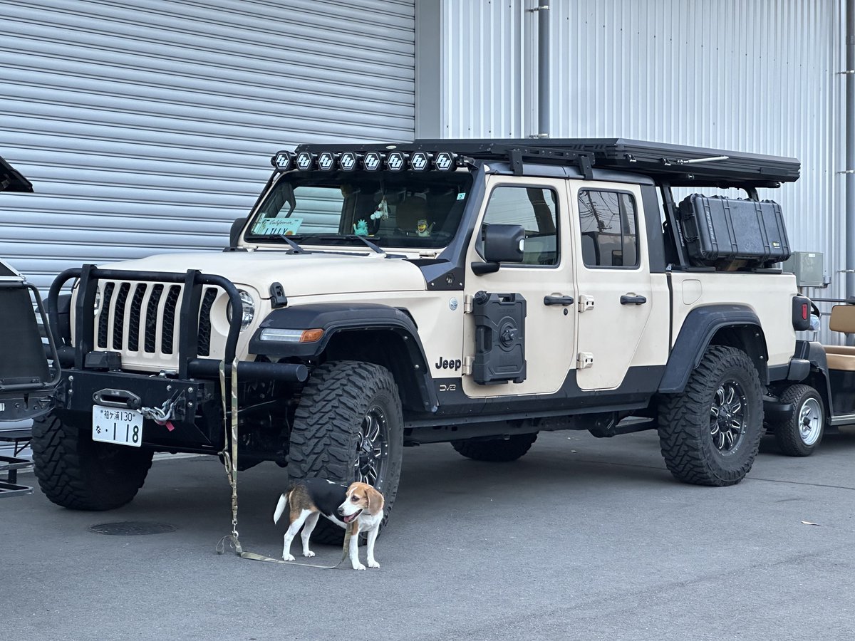 LillianneMoo's tweet image. ついたー！！！！！
ばりかっこいいー！！！！！！

聡さん、さくらちゃんありがとうございます🥺❤️

#Bajadesigns #jeep #hummercafe