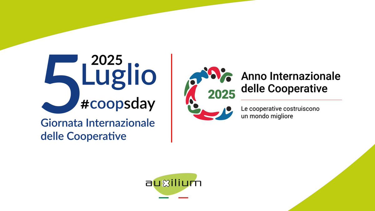 Cooperativa Auxilium (@auxiliumcoop) on Twitter photo #5luglio è il #coopsday, una giornata importante nell’Anno Internazione delle Cooperative, indetto dall’#ONU per ricordare il ruolo della cooperazione #perunmondomigliore #coopAuxilium ha celebrato la Giornata Internazionale delle Cooperative con la sua assemblea dei soci #5luglio è il #coopsday, una giornata importante nell’Anno Internazione delle Cooperative, indetto dall’#ONU per ricordare il ruolo della cooperazione #perunmondomigliore #coopAuxilium ha celebrato la Giornata Internazionale delle Cooperative con la sua assemblea dei soci