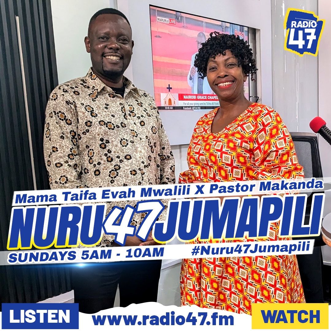 Radio 47 (@radio47_kenya) on Twitter photo Jina la Bwana lisifiwe, umeamkaje Mwana Ligi? Ni wakati wa ibada uncompromised, undiluted, uko tayari? Unatupata ukiwa wapi? Hapa ndipo!
<a href="/EvahMwalili/">Mama Taifa Evah Mwalili</a> <a href="/bonfacemakanda/">Pastor Bonface Makanda</a>
#HapaNdipo Jina la Bwana lisifiwe, umeamkaje Mwana Ligi? Ni wakati wa ibada uncompromised, undiluted, uko tayari? Unatupata ukiwa wapi? Hapa ndipo!
<a href="/EvahMwalili/">Mama Taifa Evah Mwalili</a> <a href="/bonfacemakanda/">Pastor Bonface Makanda</a>
#HapaNdipo