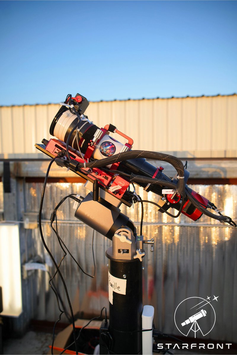 Nouveau chapitre avec la team FACT, un télescope en remote au Texas chez <a href="/starfront_obs/">Starfront Observatories</a> 😍🤠✨