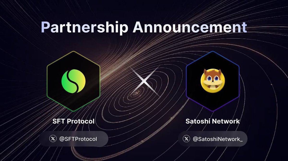 SFTProtocol's tweet image. 🎮 Exciting Partnership Announcement 💥
We’re thrilled to partner with @SatoshiNetwork_ , a next-gen gamified DeFi ecosystem designed to onboard millions into Web3 through mining, staking, and fun, casual gameplay! 📱
🔍 With built-in AI trading signals, Satoshi Network…