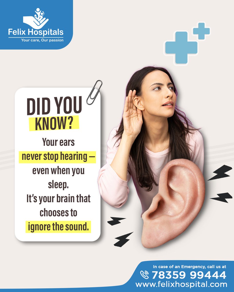 WellnessFelix's tweet photo. Even in sleep, your ears are still listening.
Itโs your brain that switches off the noise.
Thatโs the power of your hearing system โ delicate, complex, and vital.
#Hearingsystem #Brainandearconnection #Sleepandsound #Auditory #health #ENTawareness #Soundprocessing #Earcare https://t.co/uAyY8IfzdV