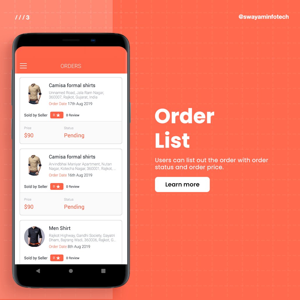 swayaminfotech's tweet image. 🚀 Elevate your business with Swayam Infotech&apos;s online marketplace application🌐, connecting sellers to a vast online audience 👥
.
🌐Visit: swayaminfotech.com/marketplace-se…
.
#marketplaceappdevelopment #marketplacebuyerapplication #mobileappdevelopment #ecommercebusiness #swayaminfotech