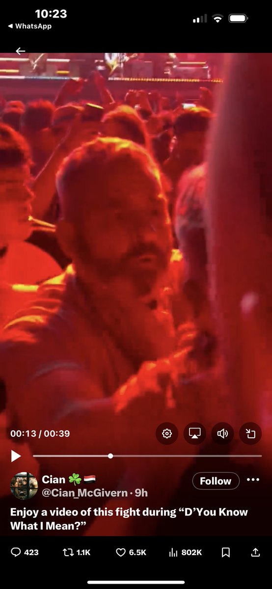 TheGal1980's tweet photo. @Cian_McGivern During the chaos this happened.  Man got hit on mid choke. https://t.co/fmQNZaEHWZ
