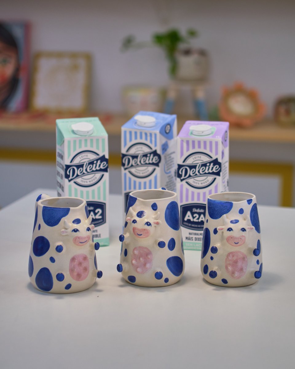 deleitegalego's tweet image. 𝗦𝗢𝗥𝗧𝗘𝗔𝗠𝗢𝗦 7️⃣ 𝗩𝗔𝗖𝗔-𝗫𝗘𝗥𝗥𝗜𝗡̃𝗔𝗦 🐮✨

En #Deleite seguimos apostando pola creatividade galega, polo que esta semana sorteamos sete xerras artesanais con forma de vaca, deseñadas pola artista ceramista Abi Castillo ☺️

Participa cun RT e seguindo esta conta 💫