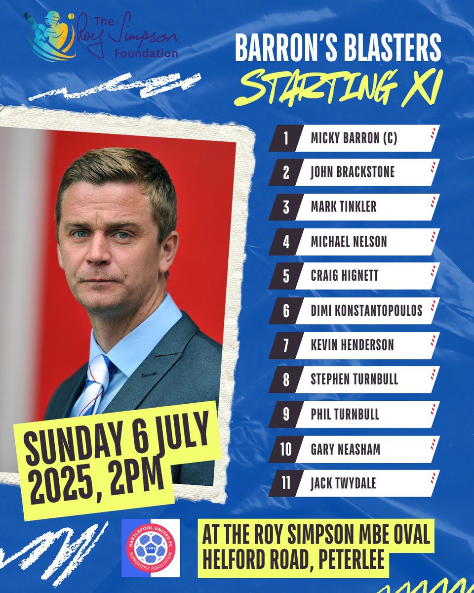 The Roy Simpson MBE Foundation tweet media