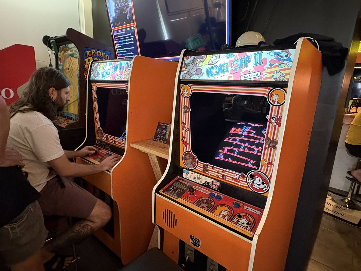 Retro_Russ_'s tweet image. Semi Finals Day at Danish #KongOff 

#arcade #DonkeyKong