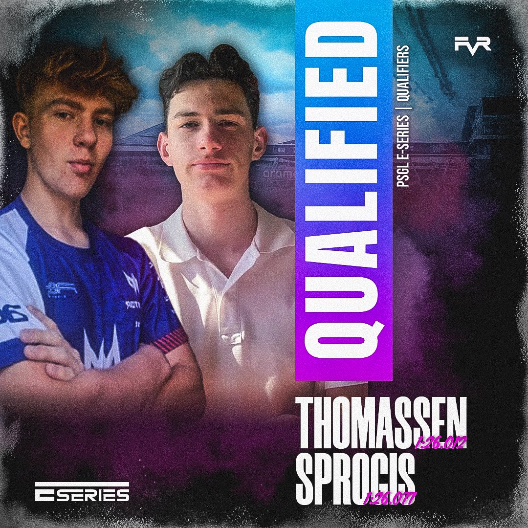 WE DID ITTTTT 😍😍

We have qualified for the upcoming <a href="/PremierSimGL/">PSGL</a> E Series season! 💜

The team put in countless hours of hard work and effort into this and <a href="/RihardsSprogis/">Rihards Sprogis 🇱🇻</a> &amp; <a href="/FVR_Rens/">Rens</a> proved that yesterday 😈

This is just the start…