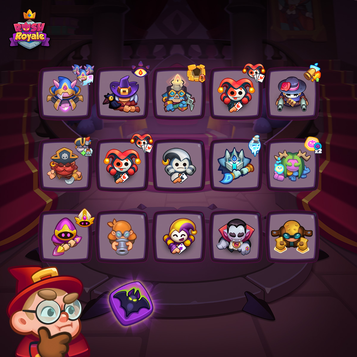 🔮 The predictions are in for the coming blessings of week! Here are the lucky factions and the beneficial effect they’ll both enjoy!

The factions of the week are ☀️ Kingdom of Light and 🦇 Dark Domain. The modifier is Meteorite! 
Accumulate charges by merging, absorbing or