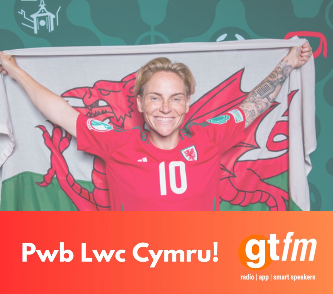 🏴󠁧󠁢󠁷󠁬󠁳󠁿 Pwb Lwc to Cymru on their first ever game in the Women’s Euro’s later today against Netherlands. 

Kick off is at 5pm. ⚽️