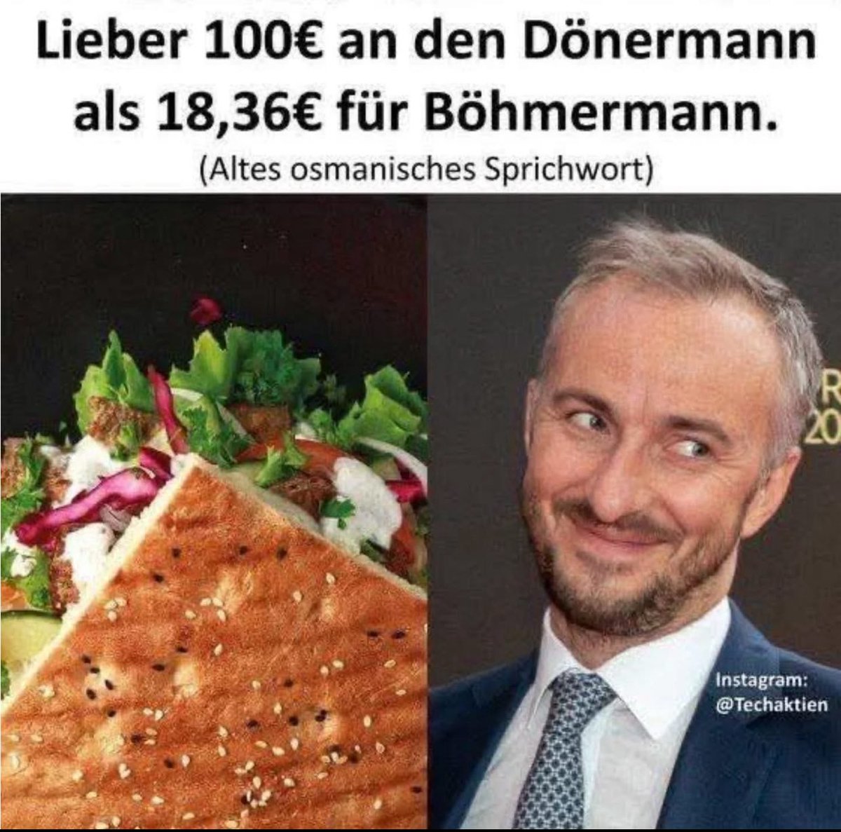 Nachdem sich einige gestern fast schon hysterisch darüber aufgeregt haben, dass ich ein Standard-#Gyros einem Standard-Döner vorziehe, breche ich jetzt eine Lanze für #Döner.