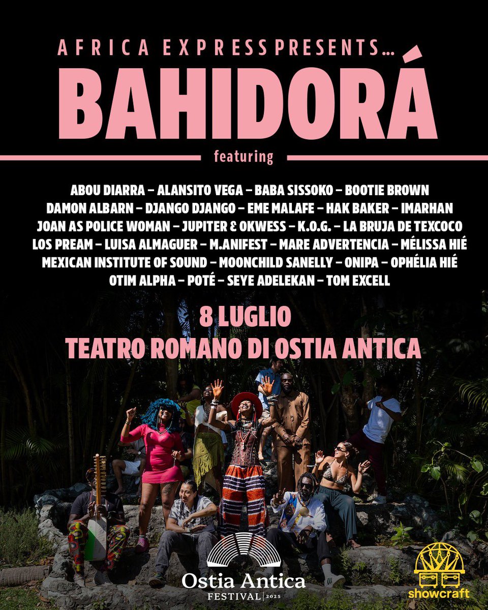 Rome… pull up! July 8th 🇮🇹 

🎫 ticketone.it/artist/africa-…