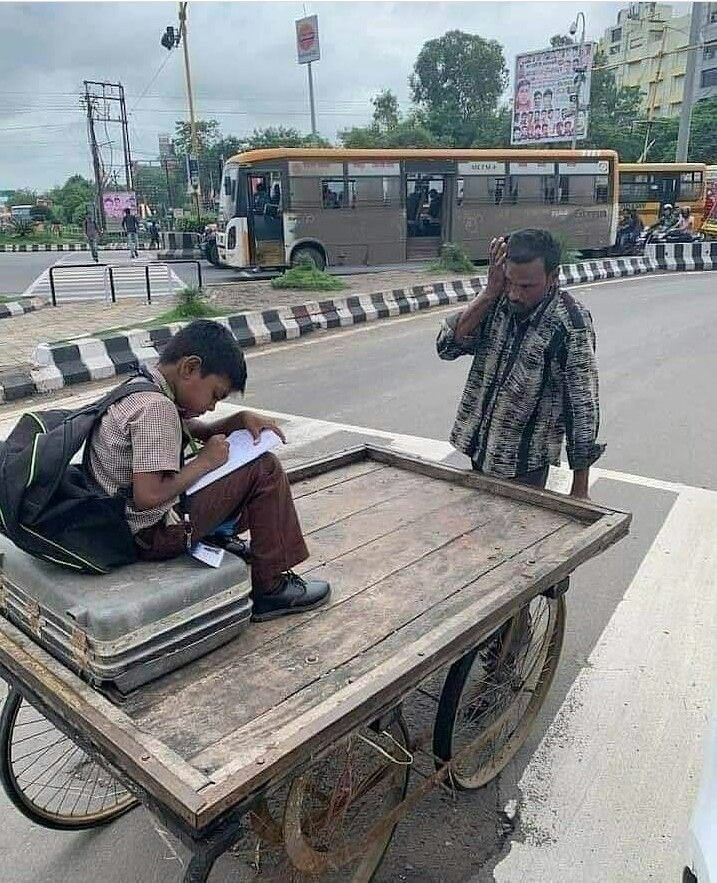 And we think we are not privileged..