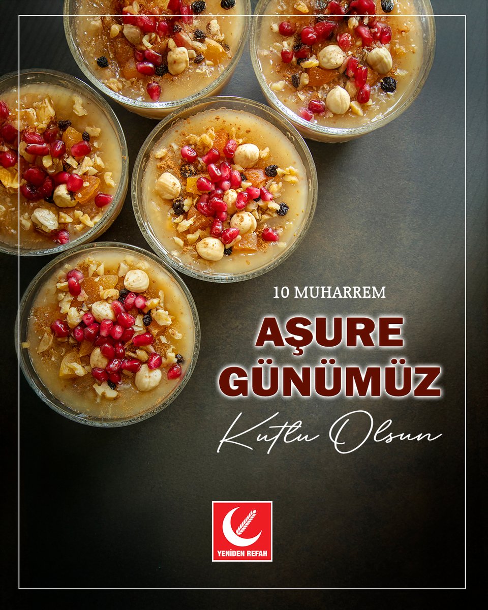 Muharrem ayının bereketi ve Aşure Günü’nün manevi iklimi, milletimizin birlik ve kardeşliğine vesile olsun.

Başta Hz. Hüseyin Efendimiz olmak üzere Kerbela’da şehit edilen Ehl-i Beyt’i rahmet ve hürmetle yâd ediyoruz.